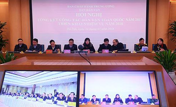 PCT Phùng Thị Hồng Hà dự hội nghị trực tuyến toàn quốc triển khai nhiệm vụ công tác Dân vận năm 2018